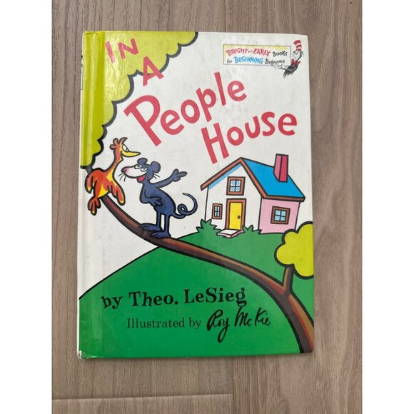 In A People House By Theo. LeSieg Bright & Early Book For Beginning Beginners Il - Picture 1 of 5